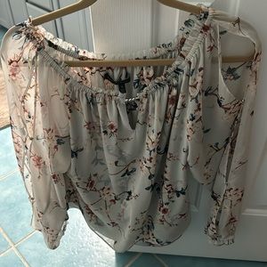 White House black market light blouse